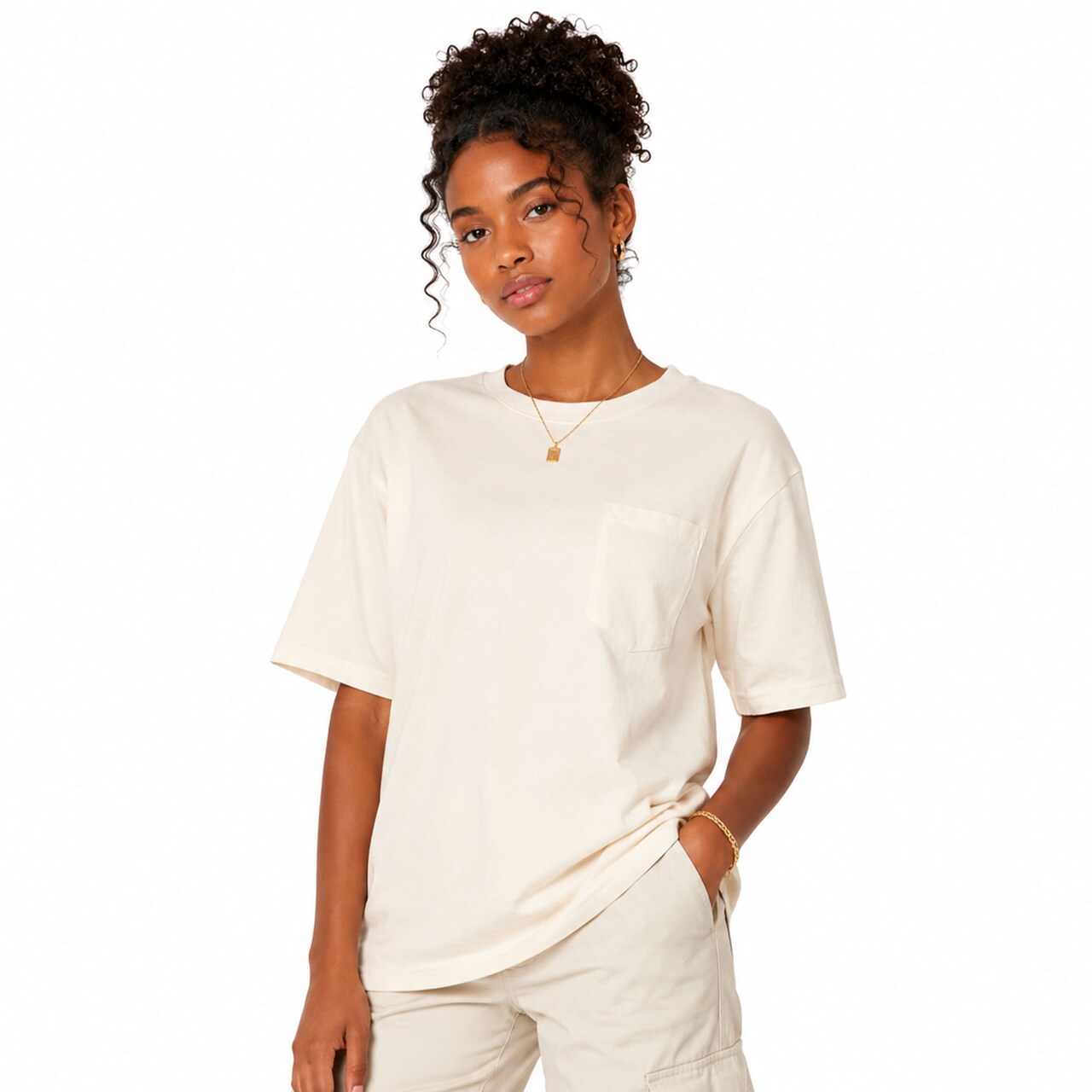 Comfort Colors Unisex Garment Dyed Heavyweight Crewneck Pocket T-Shirt
